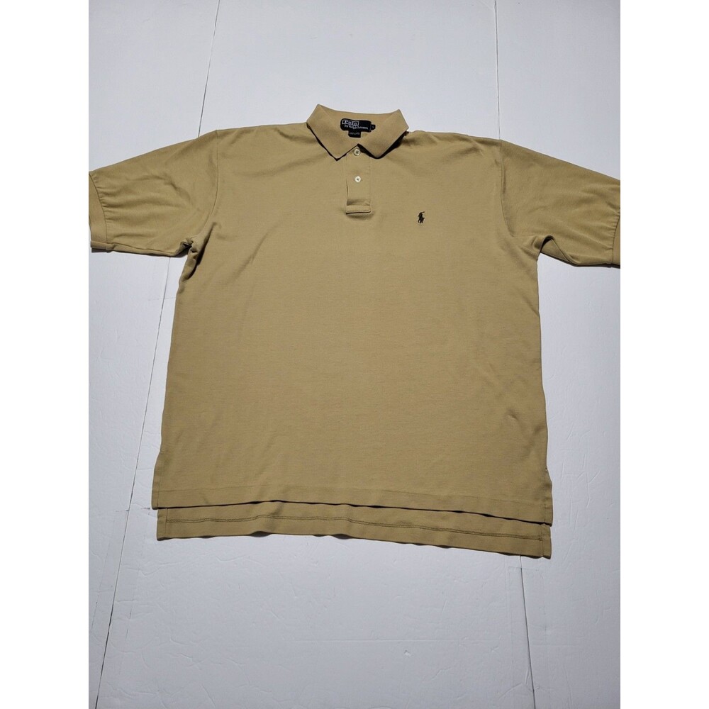 (#L6) Polo By Ralph Lauren Short Sleeve Size Men's Large Brown
